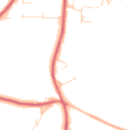 Daytime road noise heatmap for IP16 4QZ