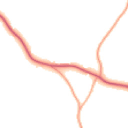 Daytime road noise heatmap for IP19 0AA