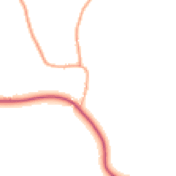 Daytime road noise heatmap for IP19 0AS