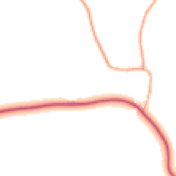 Daytime road noise heatmap for IP19 0BA