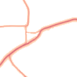 Daytime road noise heatmap for IP19 0EA