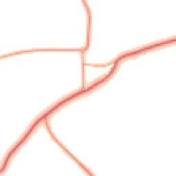 Daytime road noise heatmap for IP19 0EB