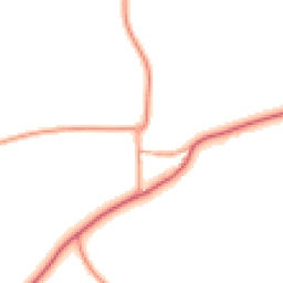 Daytime road noise heatmap for IP19 0ER
