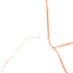 Daytime road noise heatmap for IP19 0JD