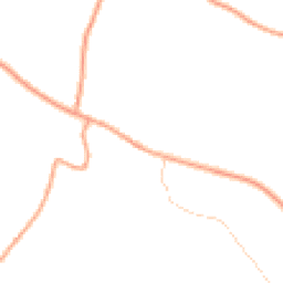 Daytime road noise heatmap for IP19 0JE