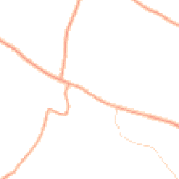 Daytime road noise heatmap for IP19 0JG