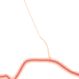 Daytime road noise heatmap for IP19 0LF