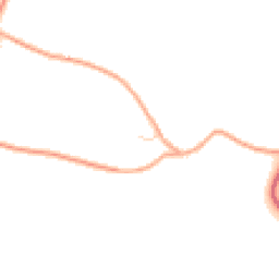 Daytime road noise heatmap for IP19 0PT