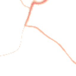 Night-time road noise heatmap for IP19 8DZ