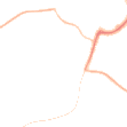 Night-time road noise heatmap for IP19 8EJ