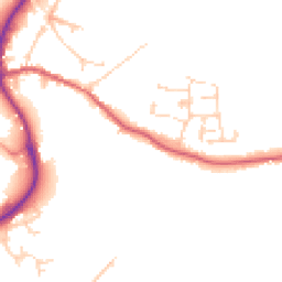 Daytime road noise heatmap for IP19 8HQ