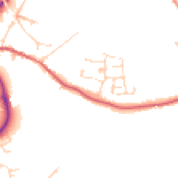 Daytime road noise heatmap for IP19 8JY