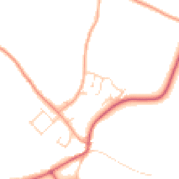 Daytime road noise heatmap for IP19 8NB