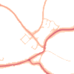 Daytime road noise heatmap for IP19 8NF