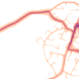 Daytime road noise heatmap for IP19 8PG