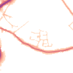 Daytime road noise heatmap for IP19 8RS