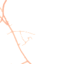 Daytime road noise heatmap for IP19 9AN