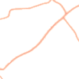 Daytime road noise heatmap for IP19 9AZ