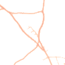Daytime road noise heatmap for IP19 9BN