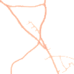 Daytime road noise heatmap for IP19 9BW