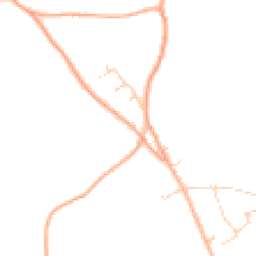 Daytime road noise heatmap for IP19 9DZ