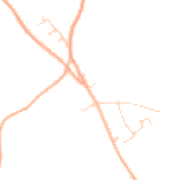 Daytime road noise heatmap for IP19 9EF