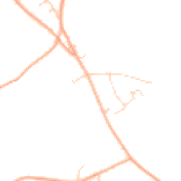Daytime road noise heatmap for IP19 9EW