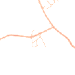 Daytime road noise heatmap for IP19 9EZ