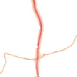 Daytime road noise heatmap for IP19 9HR