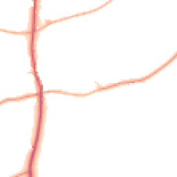 Daytime road noise heatmap for IP19 9JB