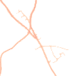 Daytime road noise heatmap for IP19 9JJ