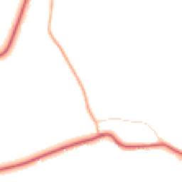Daytime road noise heatmap for IP19 9JT