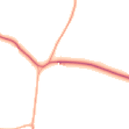 Daytime road noise heatmap for IP19 9JZ