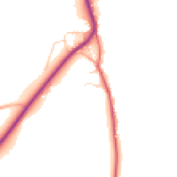 Daytime road noise heatmap for IP19 9LX
