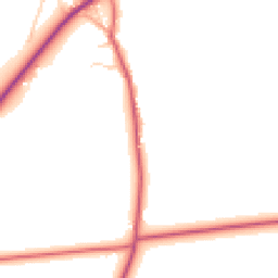 Daytime road noise heatmap for IP19 9LZ