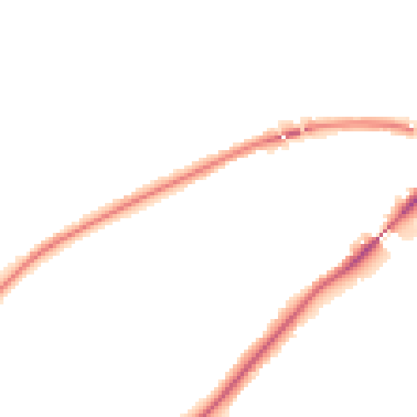 Night-time road noise heatmap for IP2 0JJ