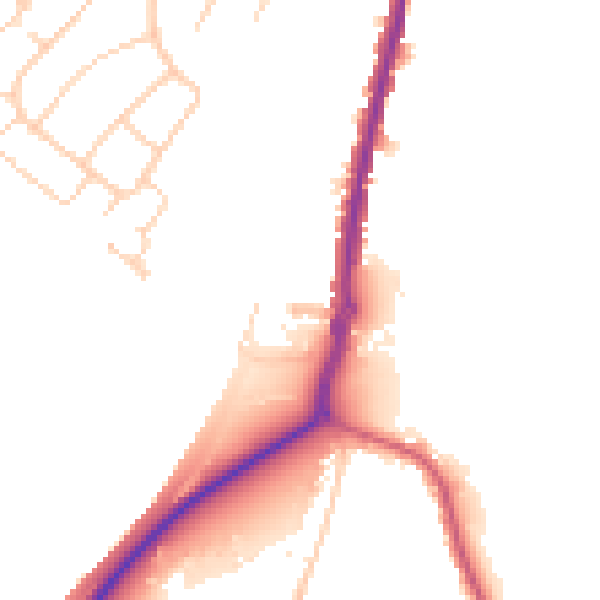 Daytime road noise heatmap for IP2 8LP