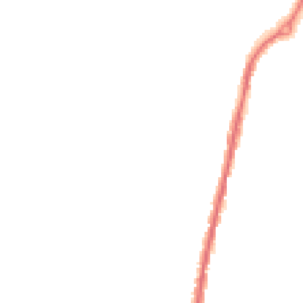 Night-time road noise heatmap for IP2 8PR