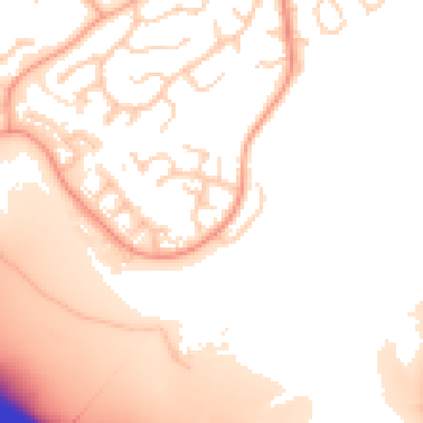 Daytime road noise heatmap for IP2 9YH