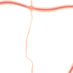 Night-time road noise heatmap for IP21 4AF