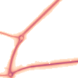 Night-time road noise heatmap for IP21 4DR