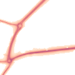 Night-time road noise heatmap for IP21 4EF