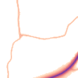 Daytime road noise heatmap for IP21 4JB