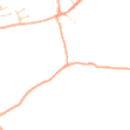 Daytime road noise heatmap for IP21 4LQ