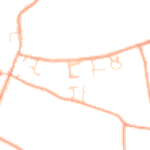 Daytime road noise heatmap for IP21 4NX