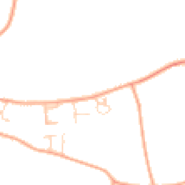 Daytime road noise heatmap for IP21 4PB