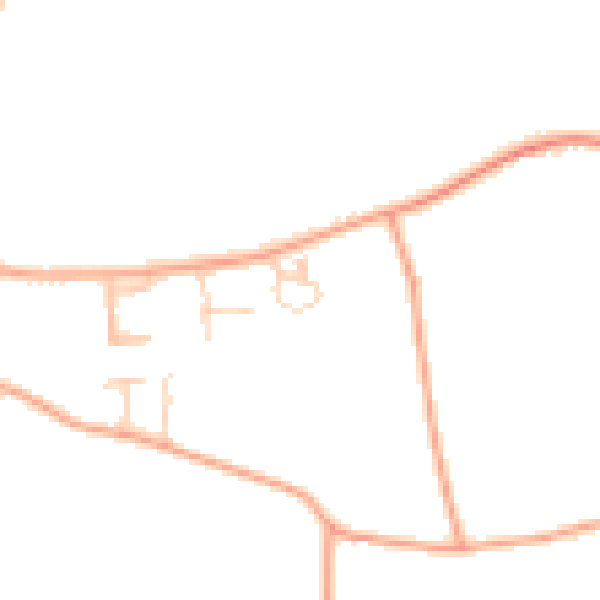 Daytime road noise heatmap for IP21 4PL