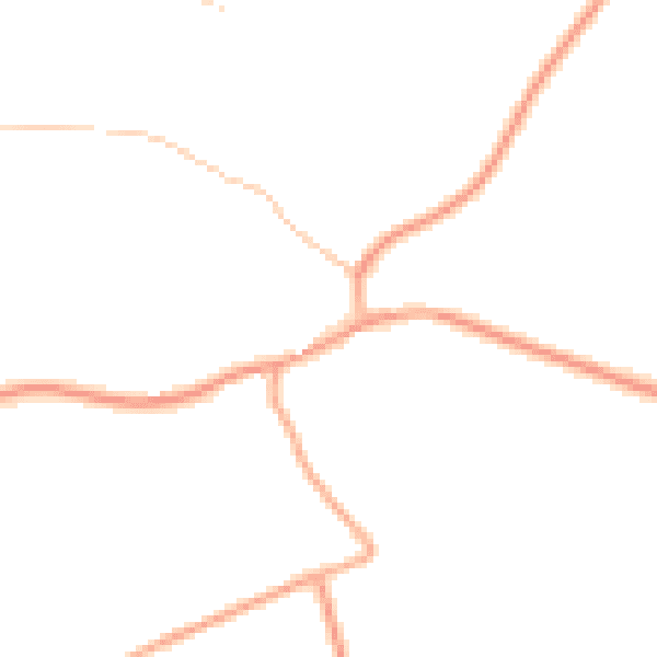 Daytime road noise heatmap for IP21 4QD