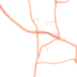 Daytime road noise heatmap for IP21 4QY