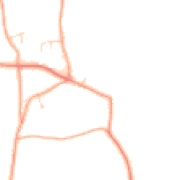 Daytime road noise heatmap for IP21 4RD